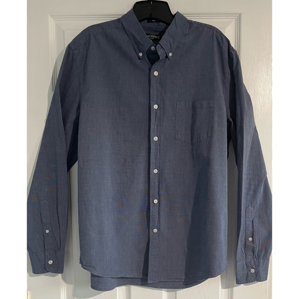 J. Crew Men’s Mercantile X Flex Buttoned Down Shirt, Size Xl Slim